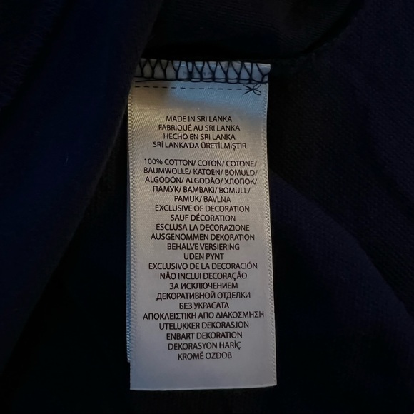 Ralph Lauren Navy Polo Size L - Picture 3 of 5